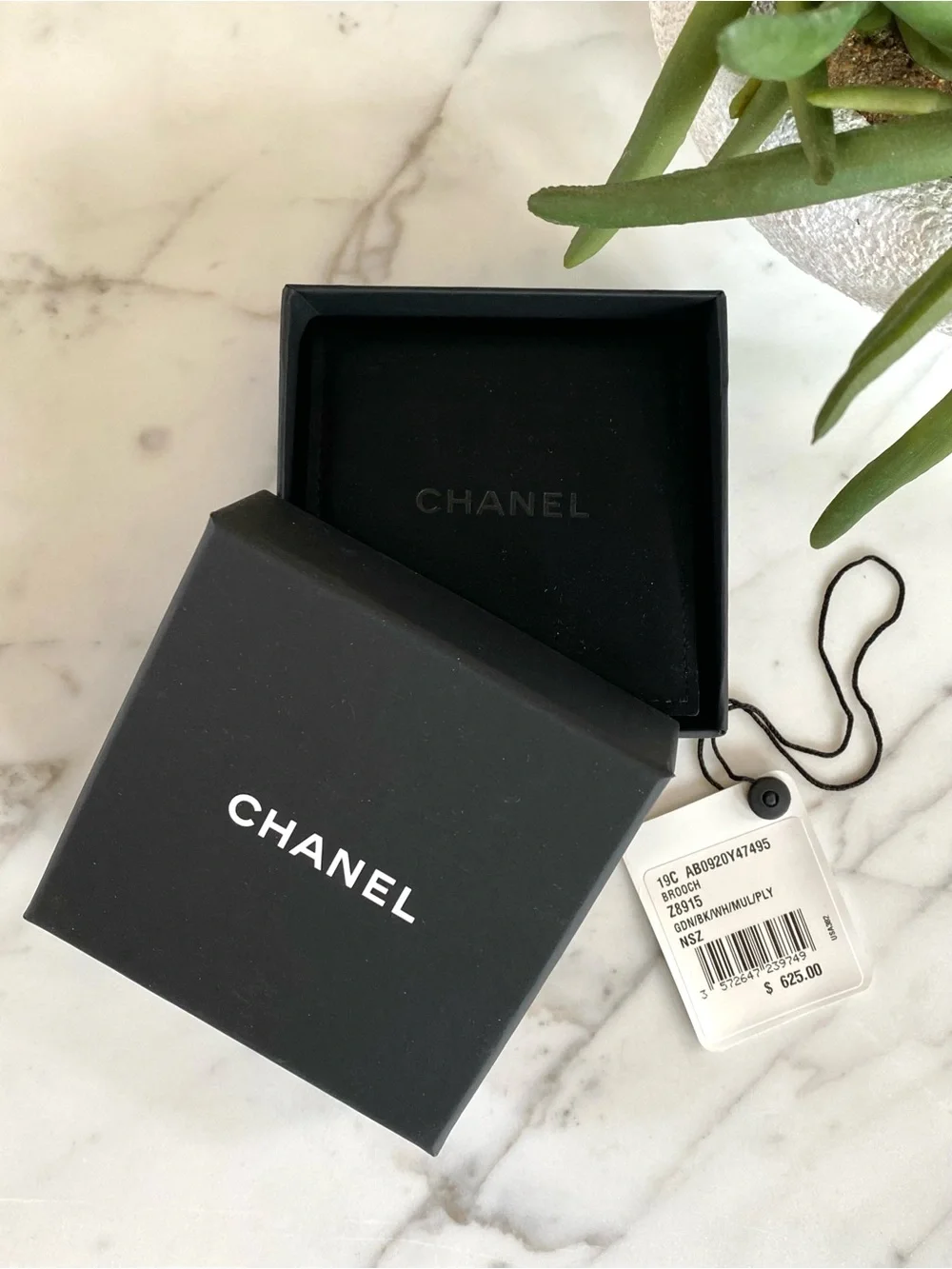 CHANEL - Enamel Coco Chanel Portrait Stamp-Style Brooch 2019